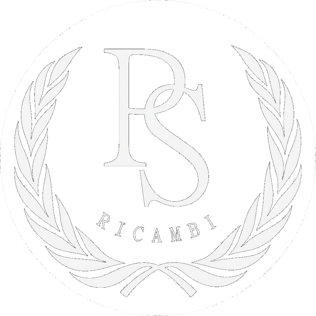Un logo circolare con un monogramma