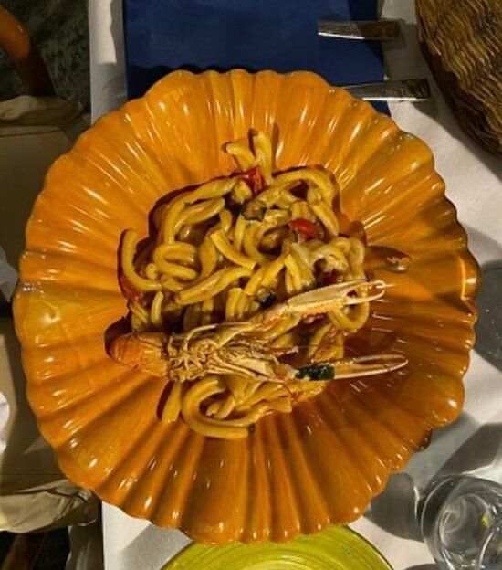 Pasta con gli scampi