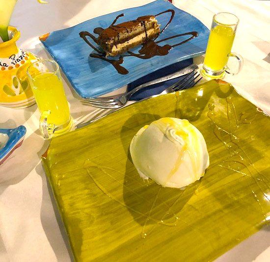 Tiramisù e gelato
