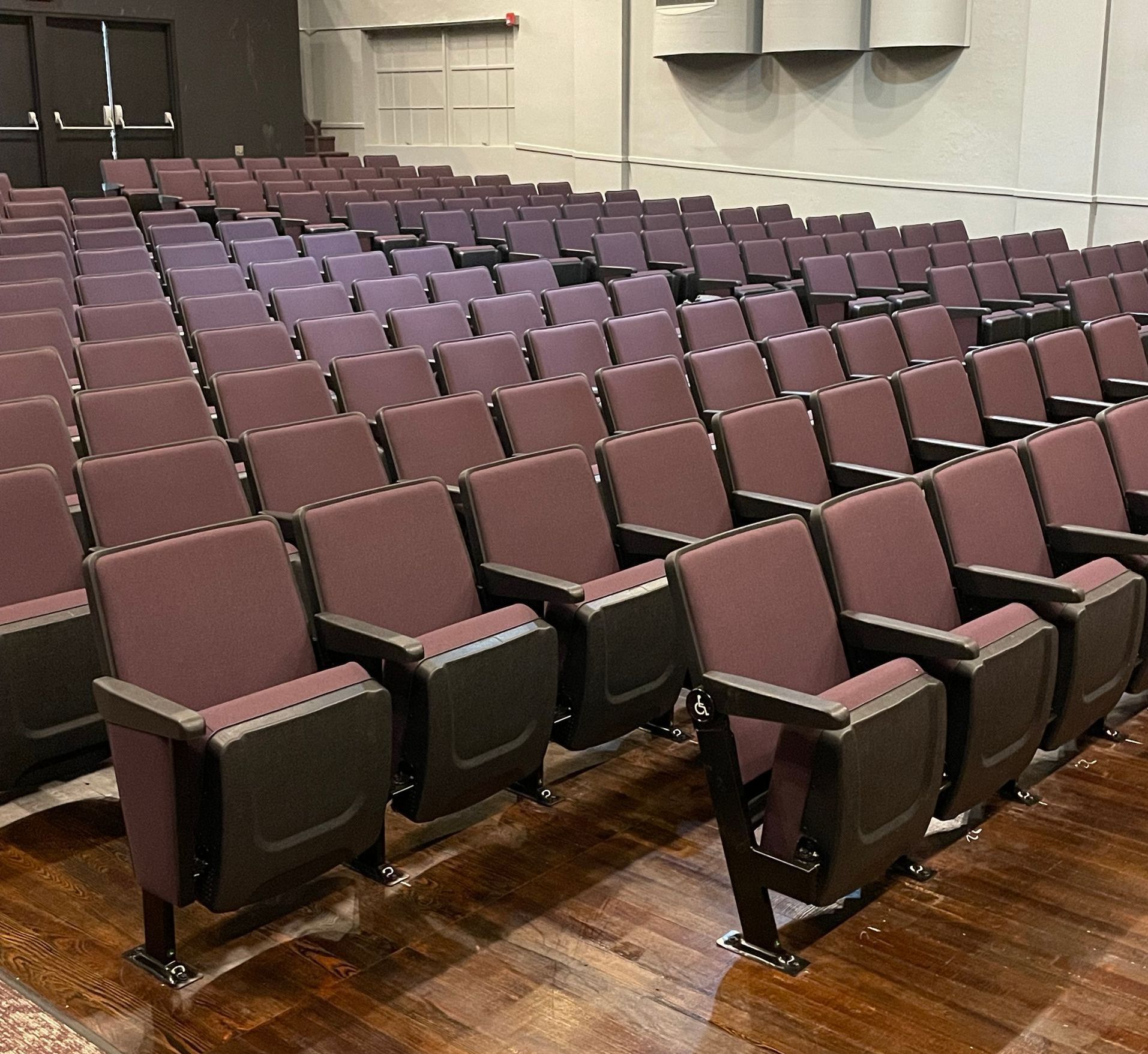 Convention theater chair at Ann Marks Theater