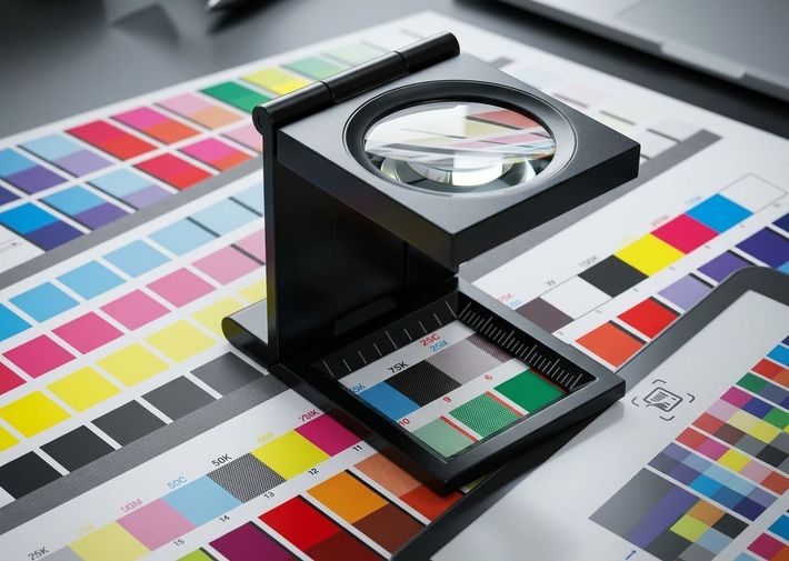Plancha de fotopolímero siendo procesada