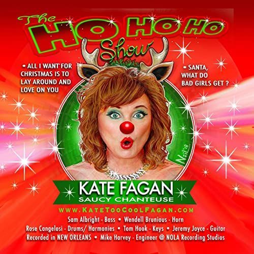 A poster for the ho ho show featuring kate fagan
