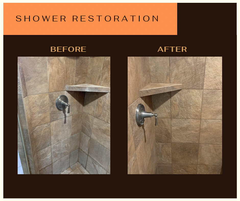 Re-Nu Tile repairs cracking shower grout and loose tiles in showers.