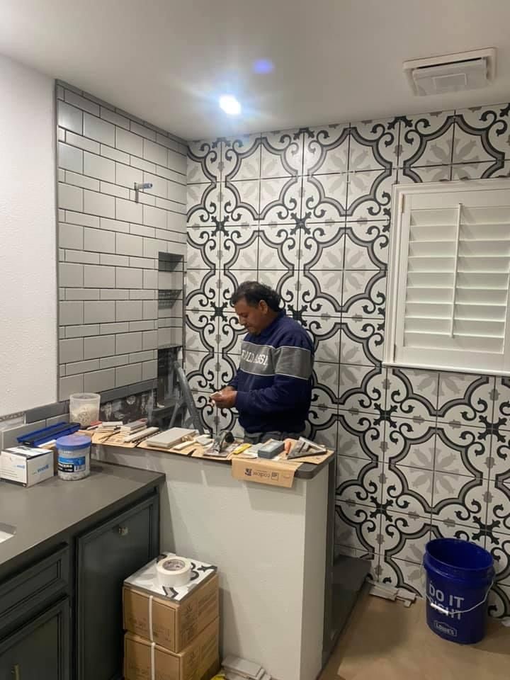Our skilled tile installers excel in installing tiles on floors, walls, backsplashes, and showers with precision and expertise.
