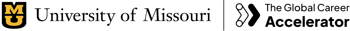 MIzzou and The Global Career Accelerator logos