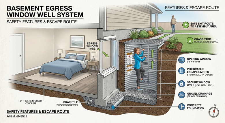 Egress Window Well Com Free quote for egress window installation in bozeman montana