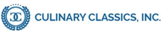 CC_Logo A logo for culinary classics inc. with a laurel wreath
