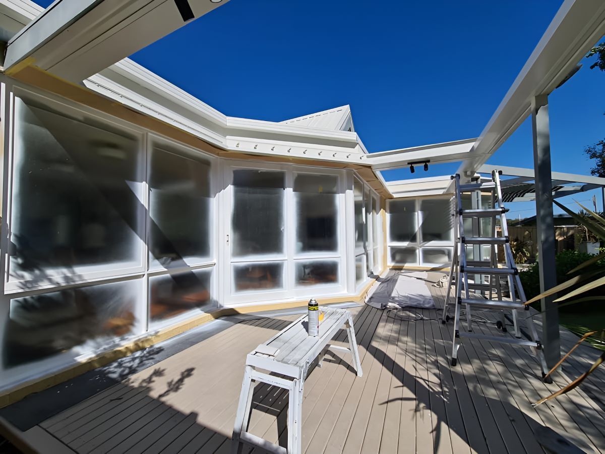 A House is Being Remodeled — JAX Painting Services in Lake Macquarie, NSW