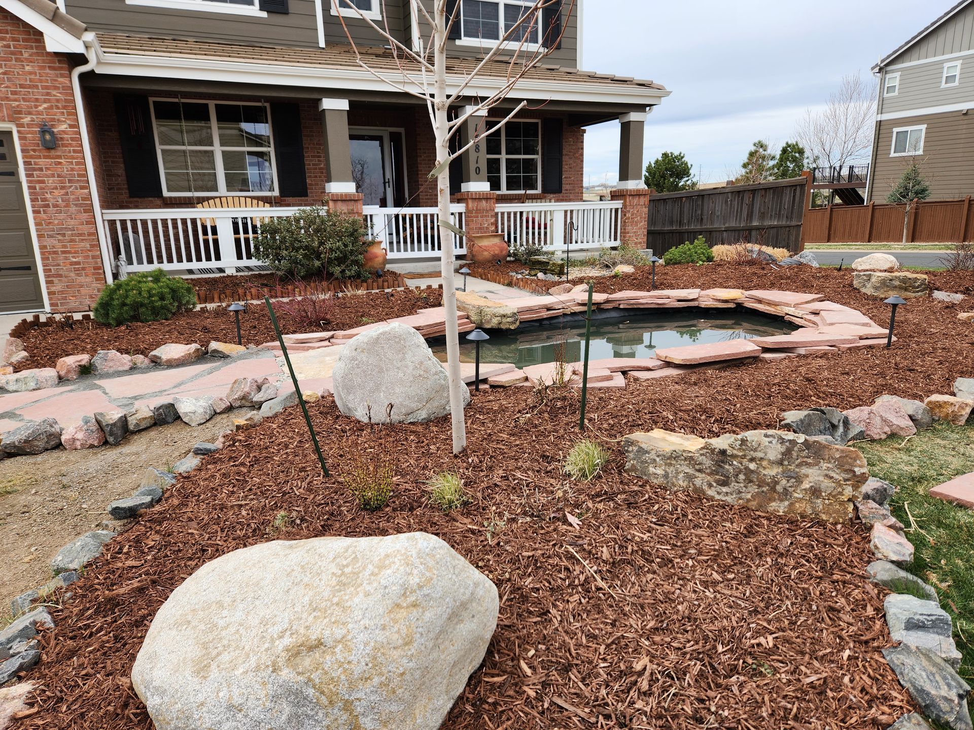 Pond water feature