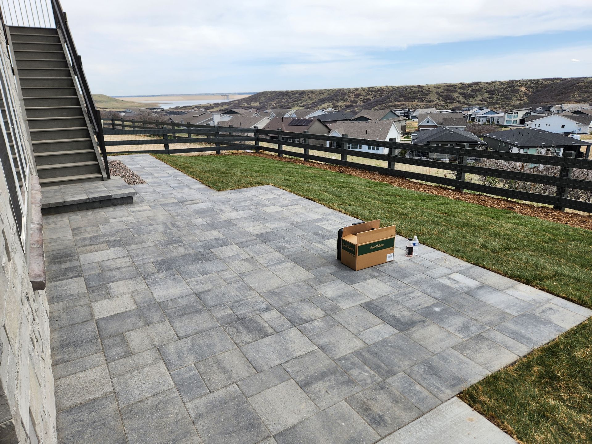 Paver installation