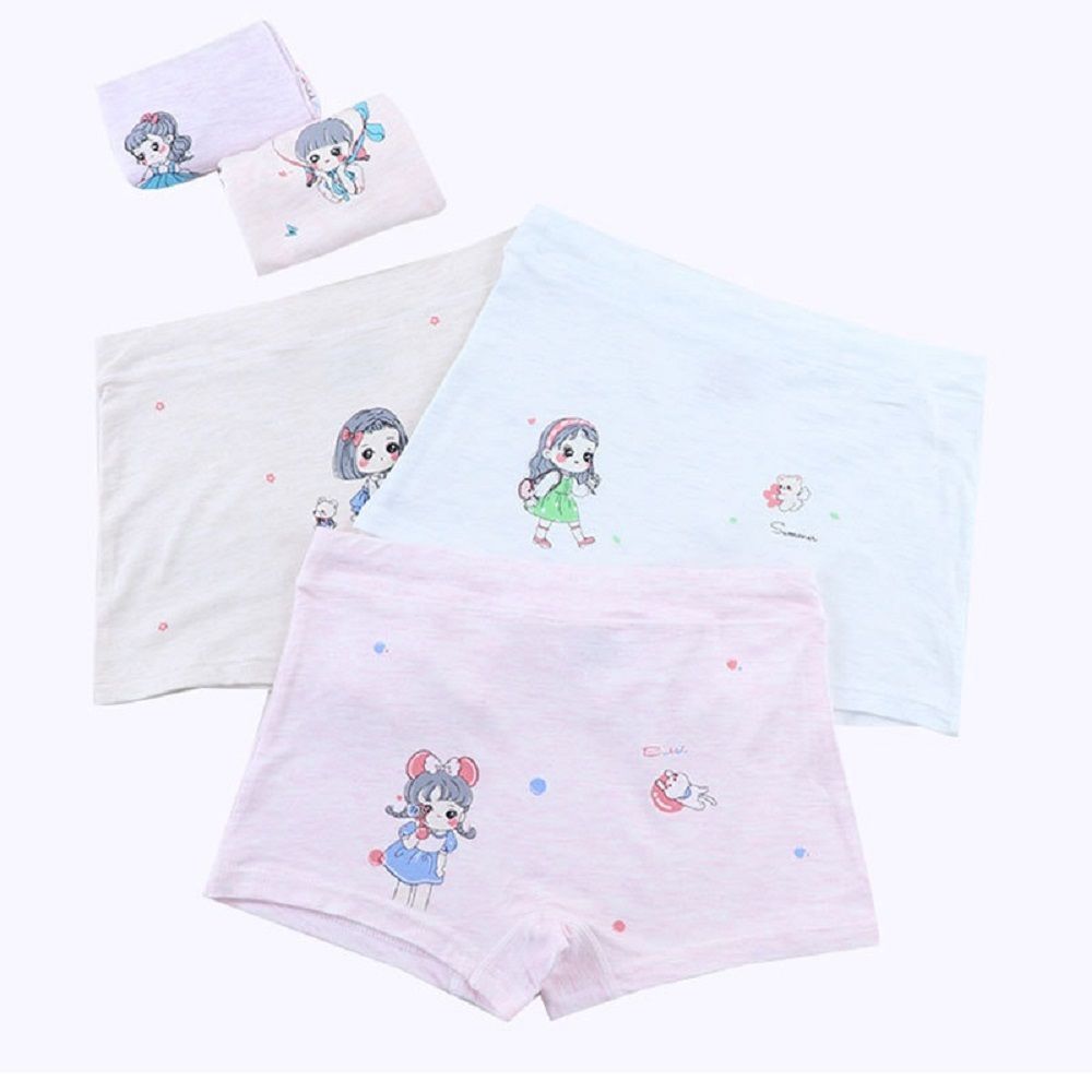 莫代爾棉女童內褲10件組.適合體重15-55KG.中大童兒童內褲.平口褲
