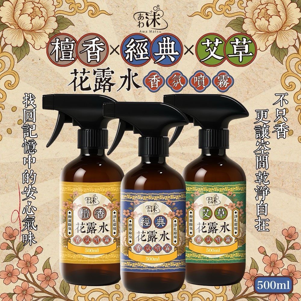 經典明星花露水噴霧瓶500ml 2瓶組