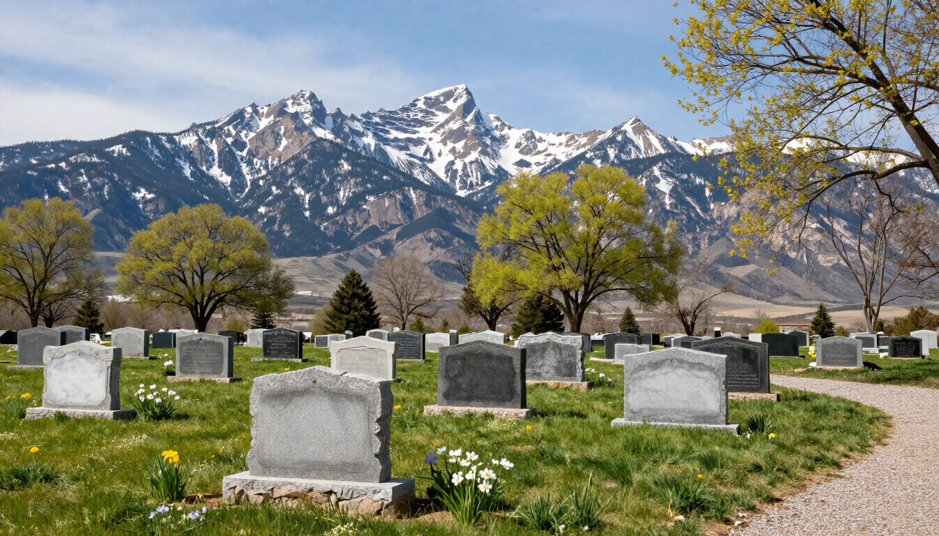 Utah Cemetery View