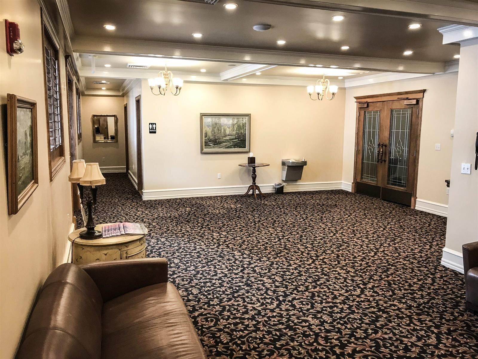 Berg Mortuary of Orem Entry Way