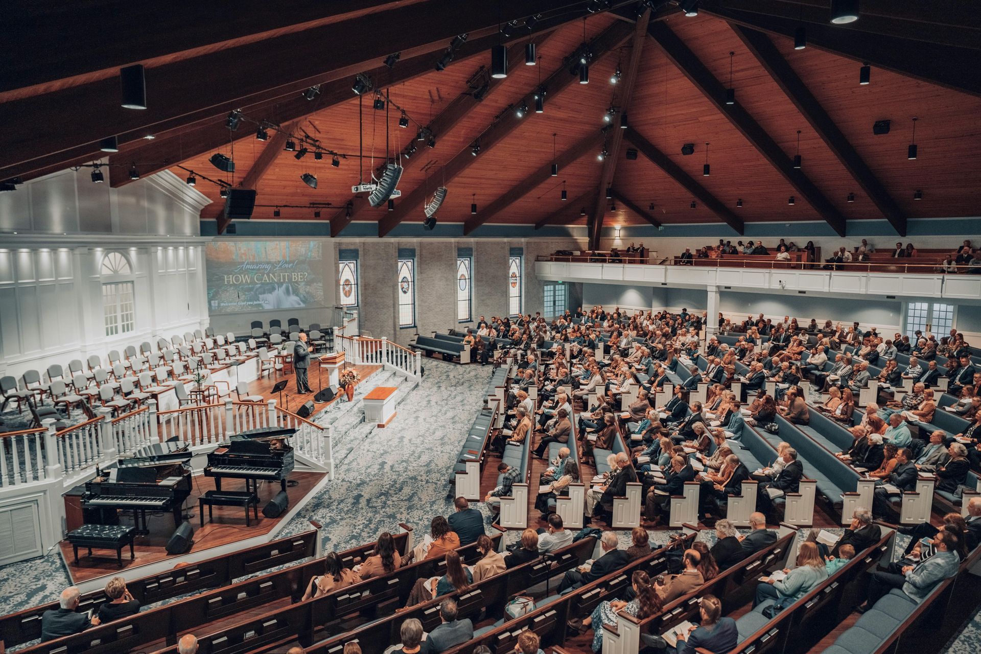 Interior of a peaceful chapel