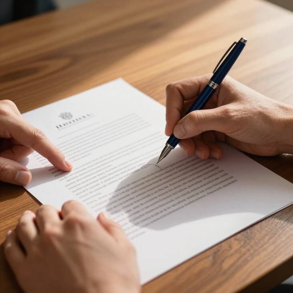 Person signing a prepaid funeral plan transfer form