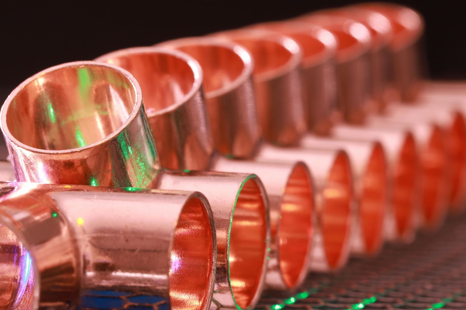 copper pipes