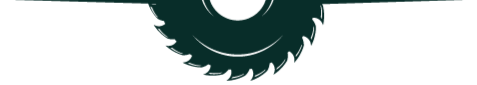 Dark green circular saw blade.