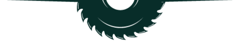 Dark teal circular saw blade.