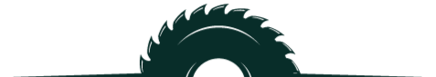A dark teal circular saw blade.