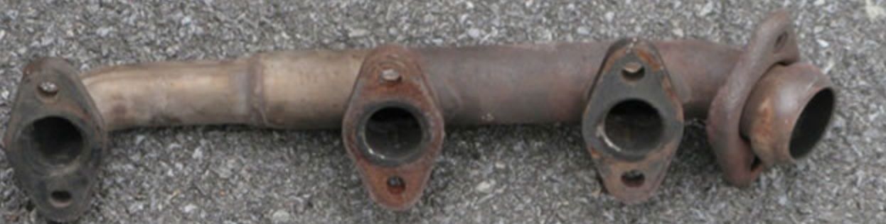 Sandblasting pipe before