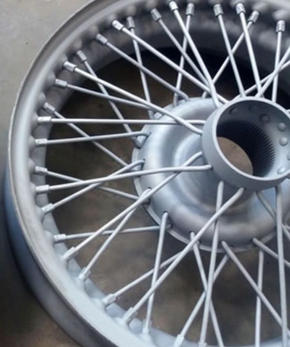sandblasting wheel after