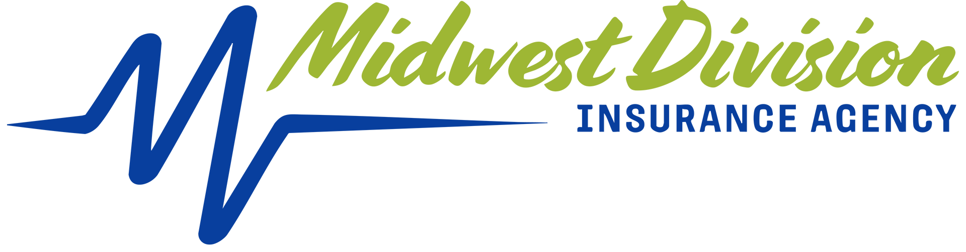 The logo for the midwest division insurance agency