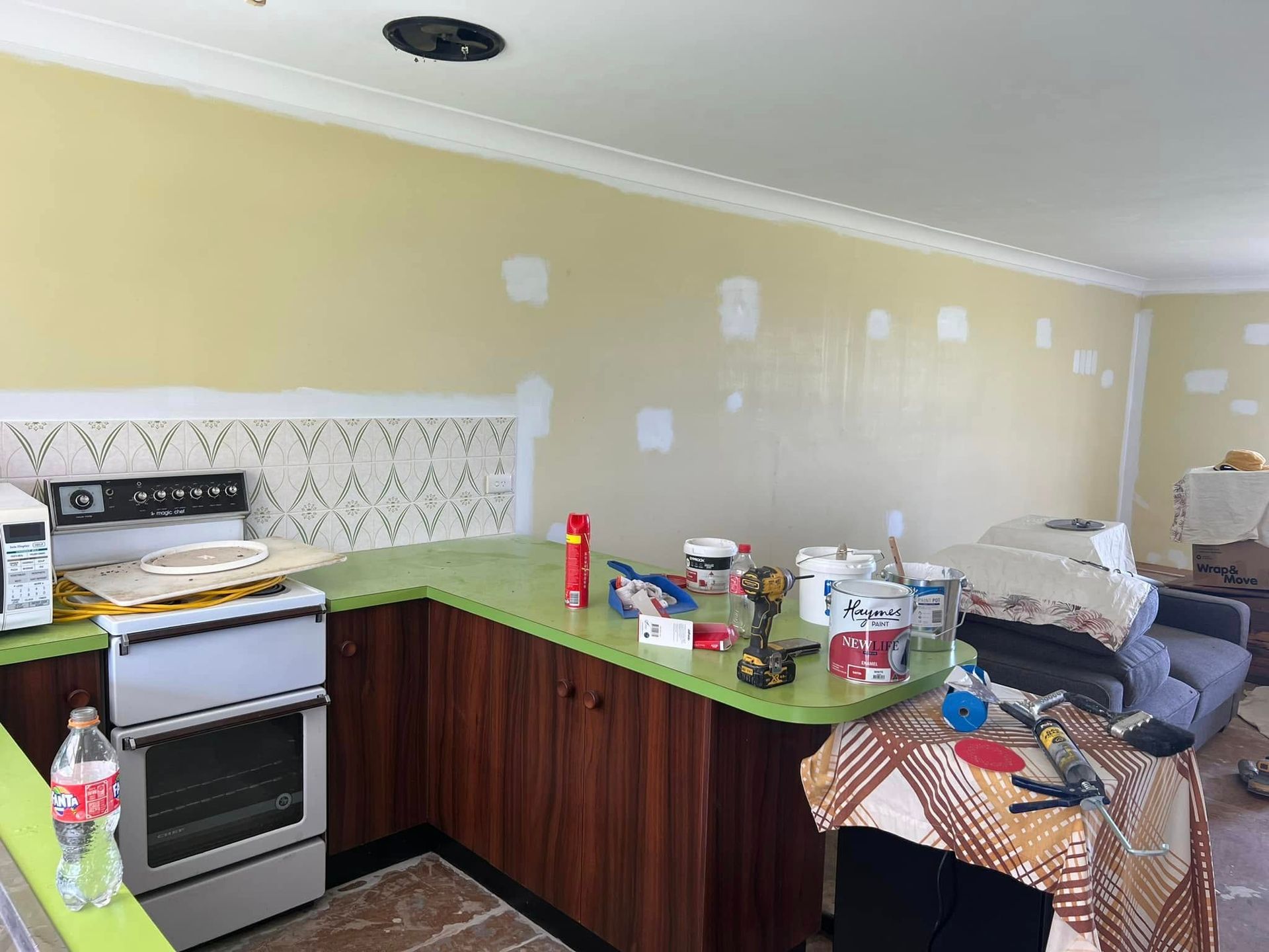 Kitchen Under Renovation — Matty Stewart Painting & Decorating in Dubbo, NSW