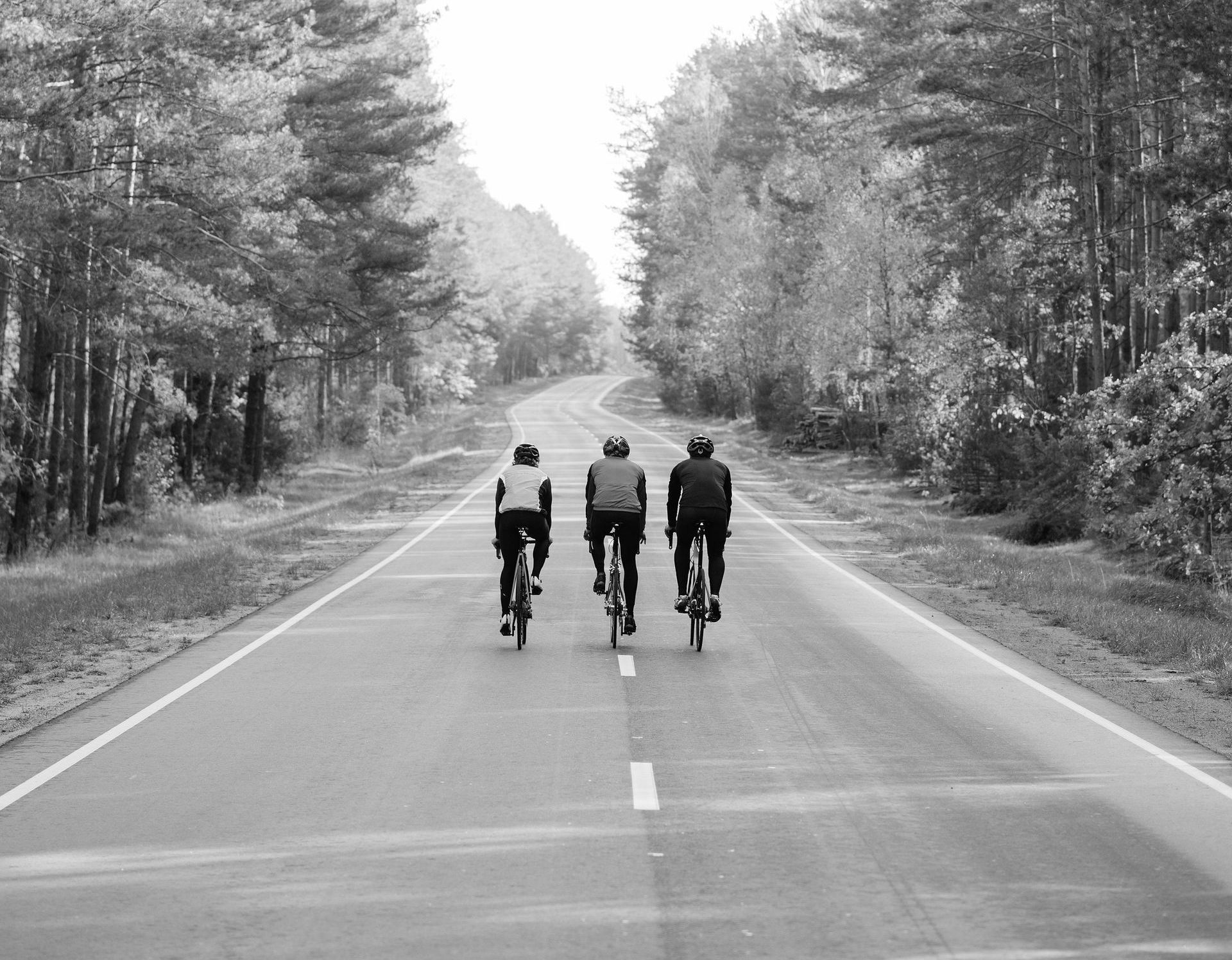 Riding with a group