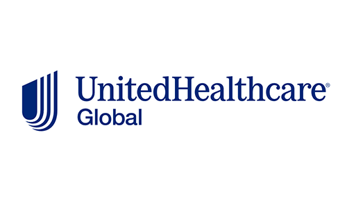 UnitedHealthcare Global logo in blue on a white background