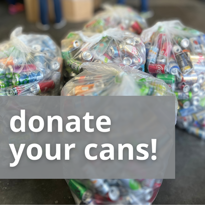 Bottle and can donations supporting LMSC ski racers