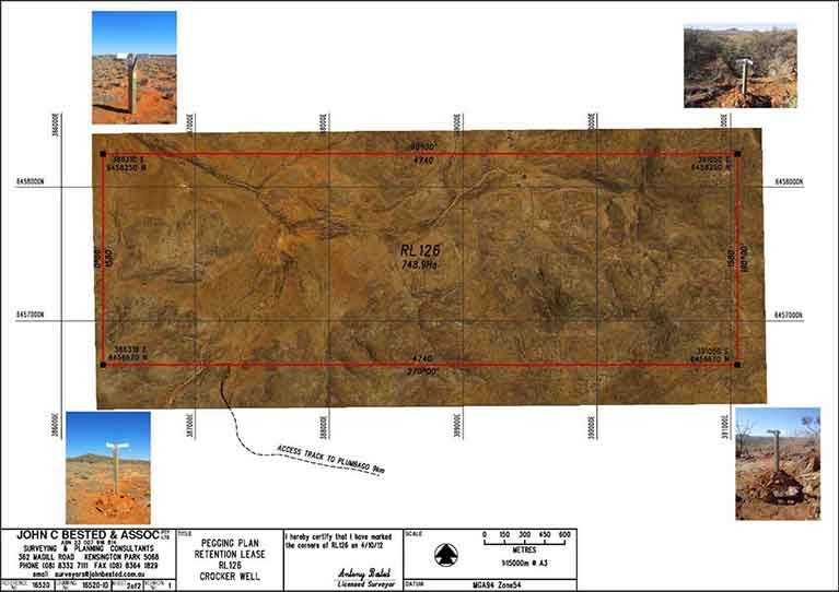A drawing of a landscape with a few pictures on it
