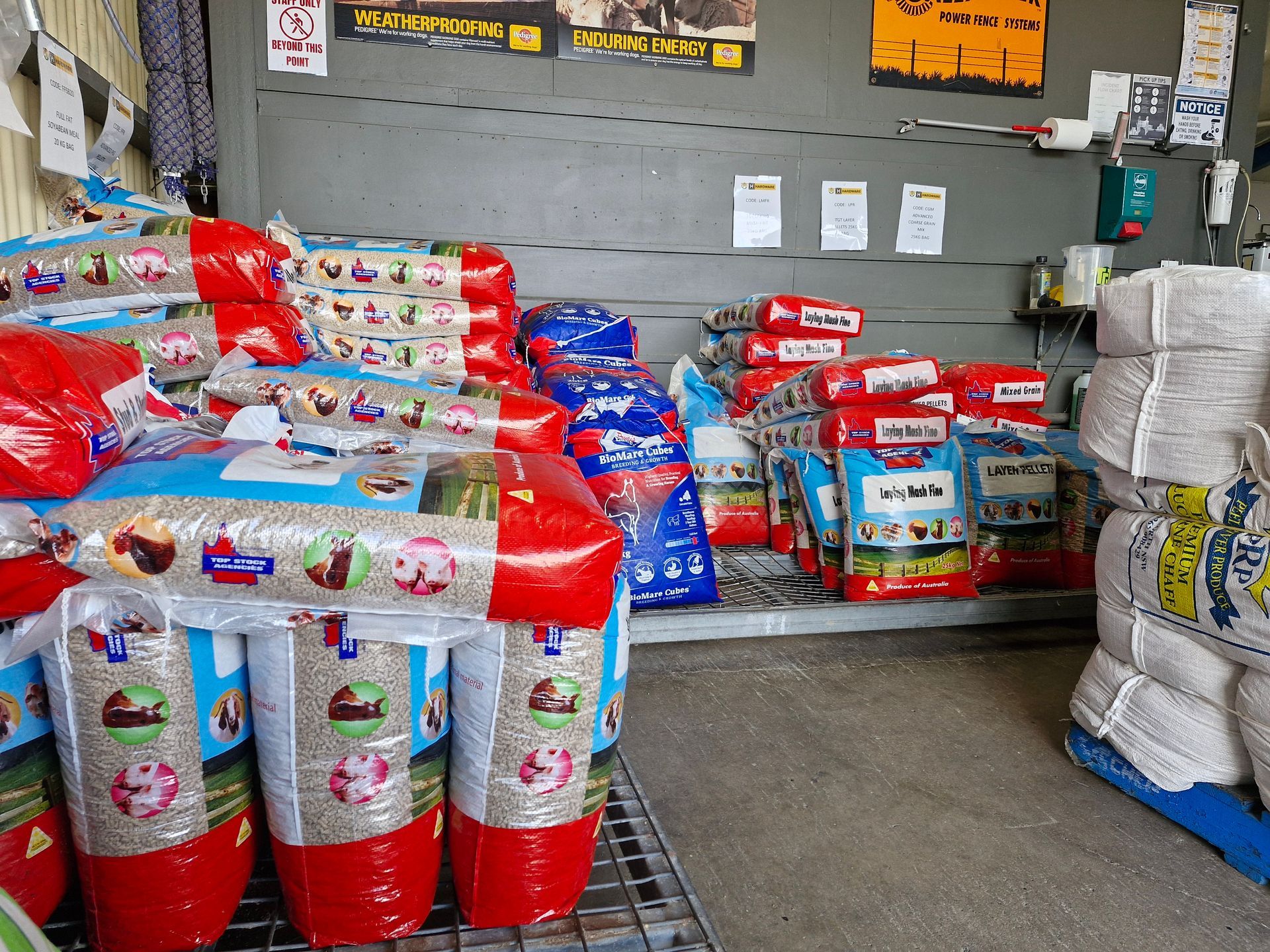 A Store Filled With Lots Of Tools And Boxes — TGT Pty Ltd in Dimbulah, QLD