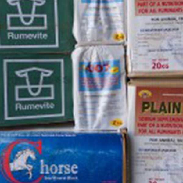 Livestock Minerals & Supplements