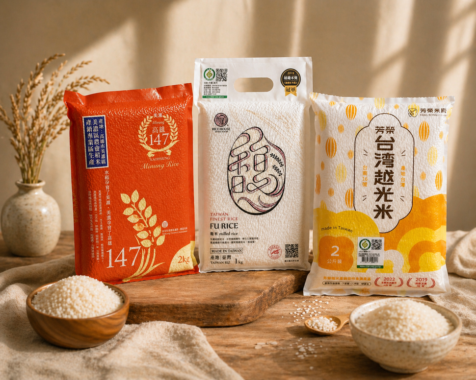 上好選米是台灣專業選米顧問，擁有40年米業經驗，服務多家知名餐飲品牌。提供越光米、高雄147、台南16號等5款嚴選米種，依料理類型規劃專屬用米方案。