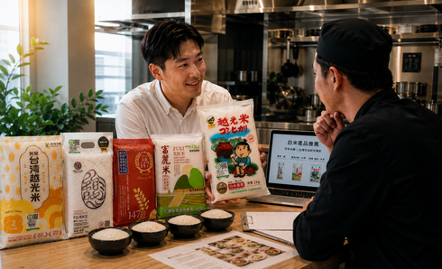 上好選米是台灣專業選米顧問，擁有40年米業經驗，服務多家知名餐飲品牌。提供越光米、高雄147、台南16號等5款嚴選米種，依料理類型規劃專屬用米方案。