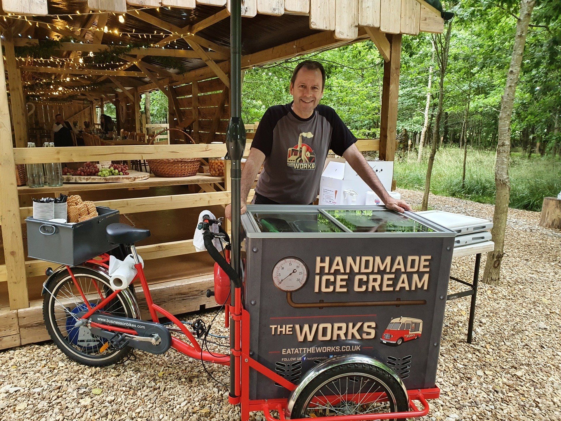 Endeavour Woodland Wedding VenueThe Works Icecream
