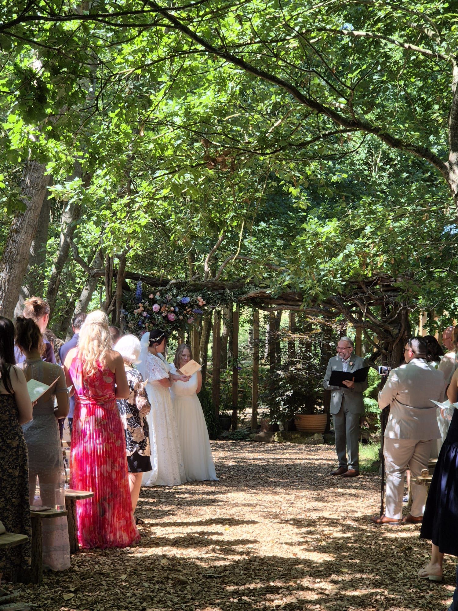 Endeavour Woodland Wedding Venue Humanist Wedding Ceremony by Paul Skone and Photography by Brad Gommon