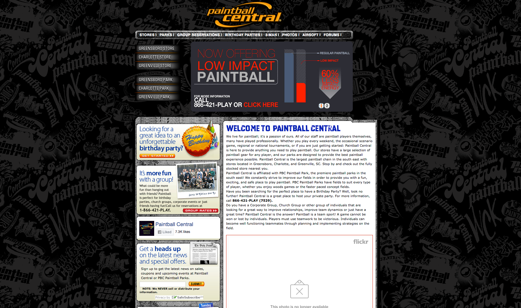 Old Paintball Central Website Paintball Centrals Old Website