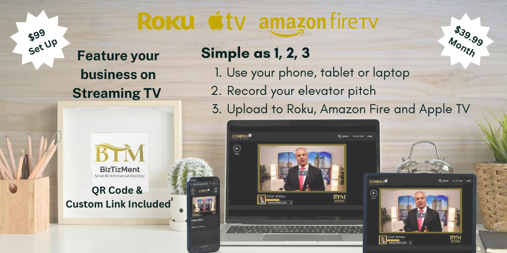 image of screens showing how to get zondra tv on all digital devices