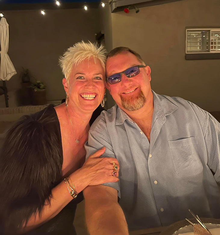 Pictures of Julie Jones with family and friends