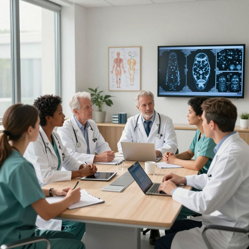 team specializzato del centro medico a Livorno