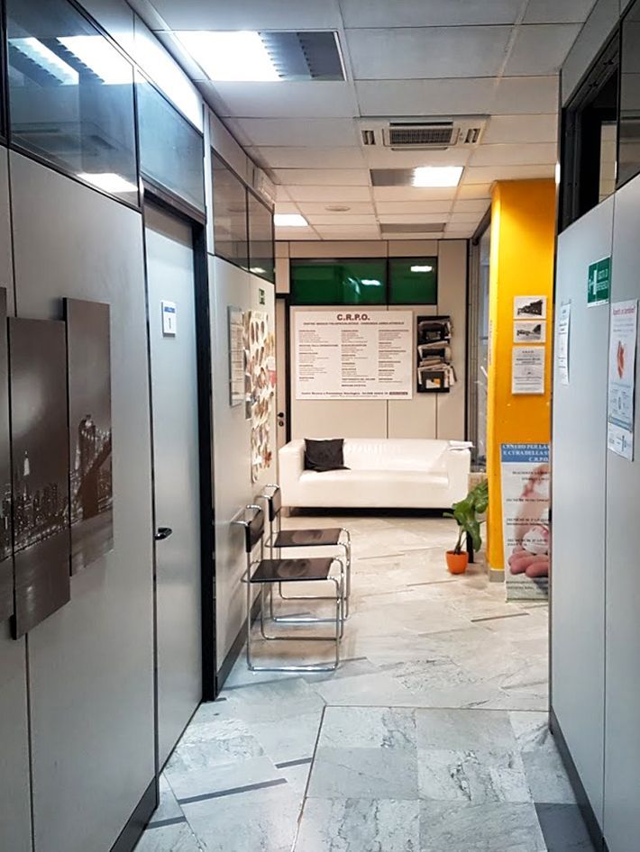 Interni del Centro medico polispecialistico a Livorno