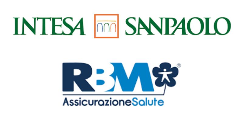 Loghi di Intesa Sanpaolo e RBM Assicurazione Salute.