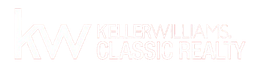 Faint white “KW Keller Williams Classic Realty” logo on a light background