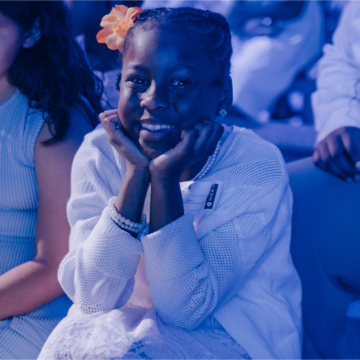 Kids smiling at City Kids Sunday Service