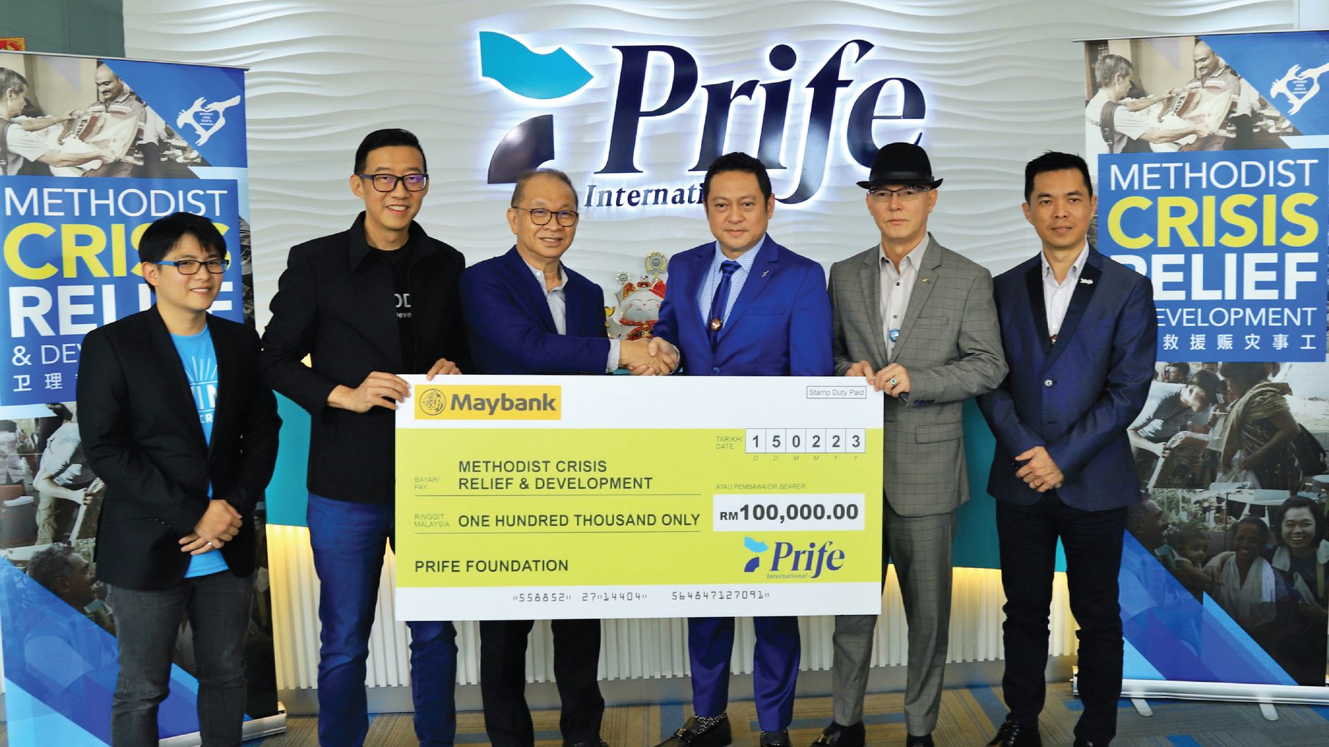 Prife Foundation Donated RM100,000 For Turkey-Syria Earthquake