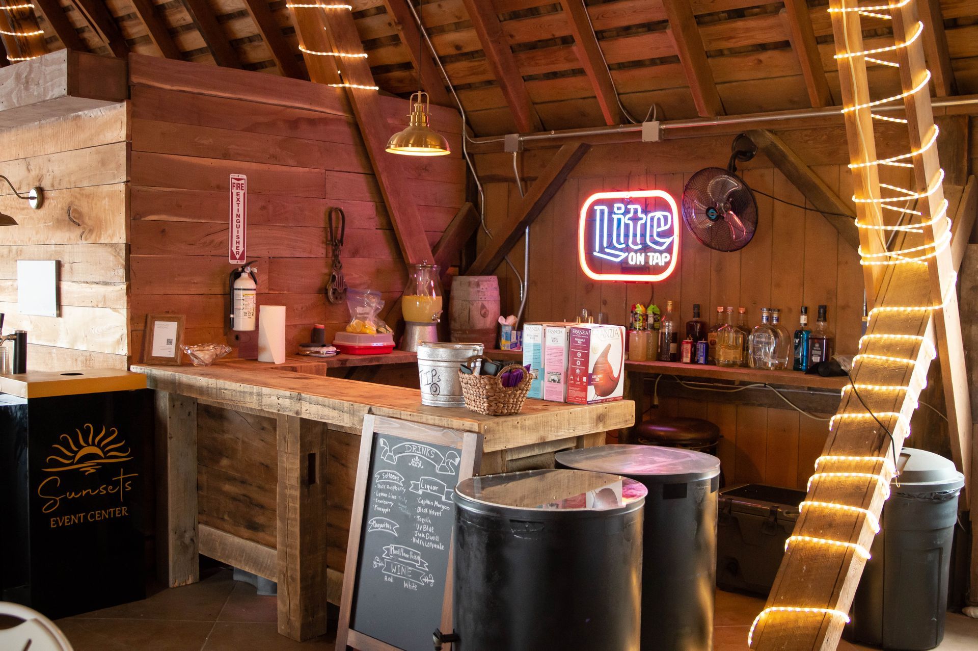 upstairs bar