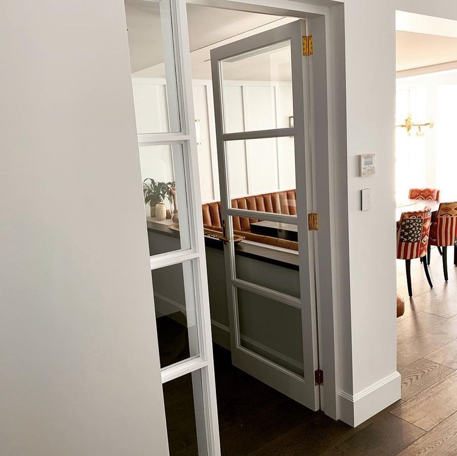 Open Doorway Between Rooms with A White Shelf and Dining Room Visible Beyond — Fineworx Joinery in Warnervale, NSW