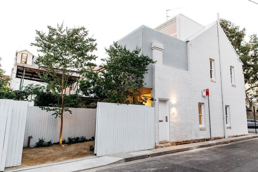Modern White Two Story House Behind a White Fence — Fineworx Joinery in Warnervale, NSW